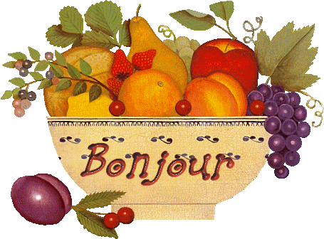 bonjour et bon vendredi!