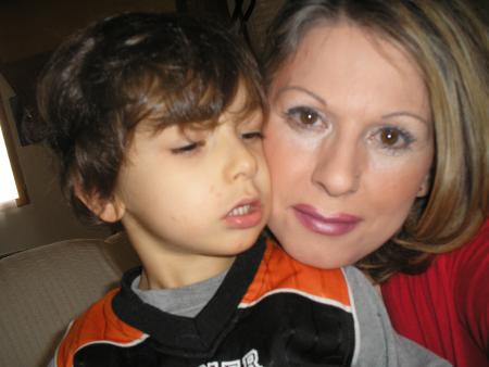 MON FILS DORIAN ET MOI!